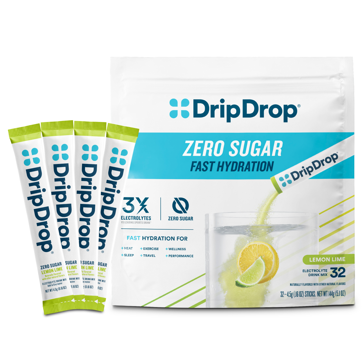 dripdrop-zero-sugar-lemon-lime-electrolyte-powder-8-oz-sticks-32-count-z1 Zero_Lemon_Lime_-_32ct_-_Transparent.png